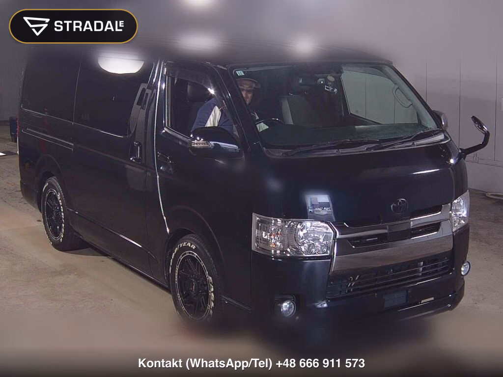 TOYOTA HIACE VAN 5D LONG SUPER GL DARK PRIME 2018, aukcja z Japonii, zdjęcie 1