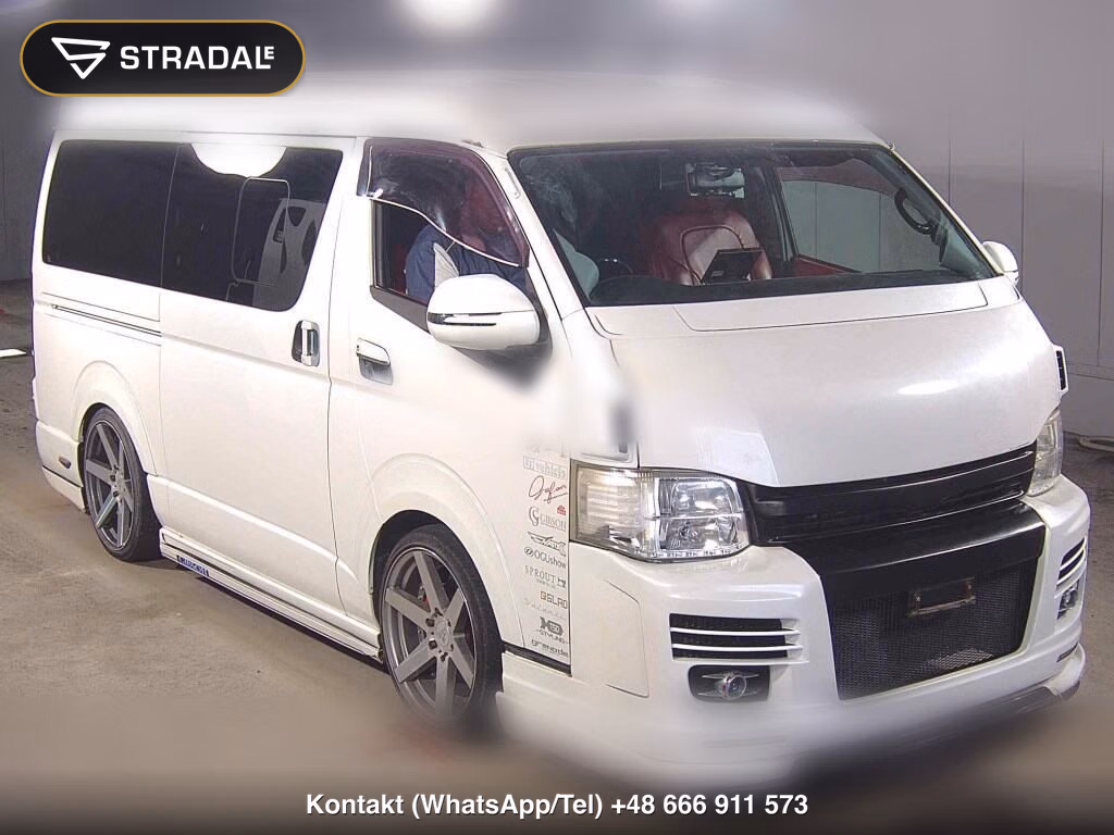 TOYOTA HIACE VAN 5D LONG WIDE SUPER GL 2010, aukcja z Japonii, zdjęcie 1