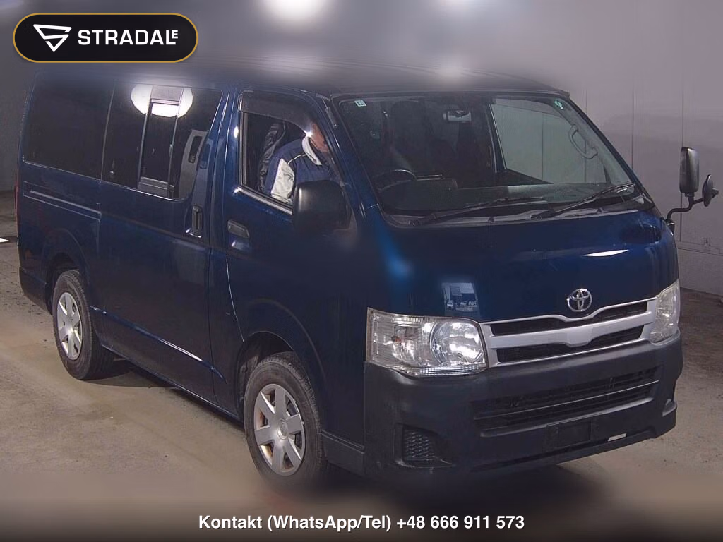 TOYOTA HIACE VAN 5D DX 2013, aukcja z Japonii, zdjęcie 1