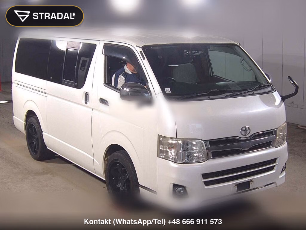 TOYOTA HIACE VAN 5D LONG SUPER GL 2011, aukcja z Japonii, zdjęcie 1