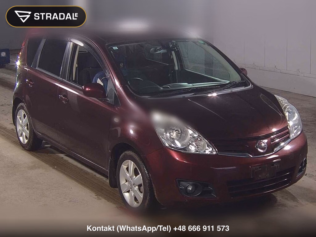 NISSAN NOTE 15X SV + PLASMA 2011, aukcja z Japonii, zdjęcie 1