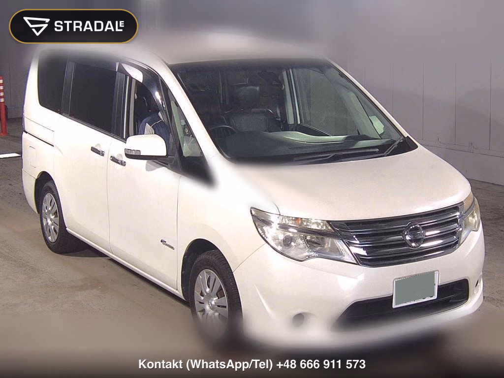 NISSAN SERENA 5D 20X S-HYBRID 2015, aukcja z Japonii, zdjęcie 1