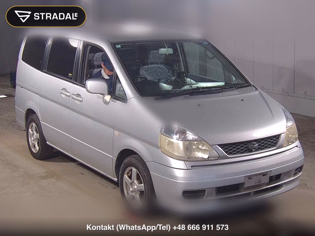 NISSAN SERENA 5D 4WD 2002, aukcja z Japonii, zdjęcie 1