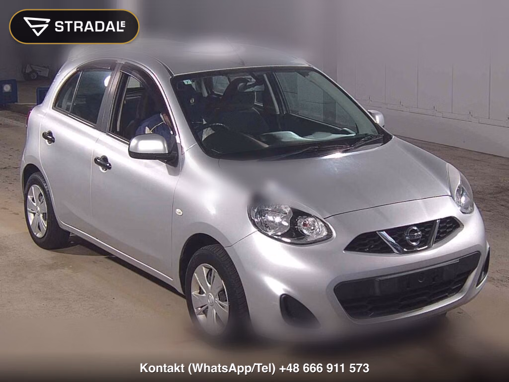 NISSAN MARCH 5D S 2017, aukcja z Japonii, zdjęcie 1