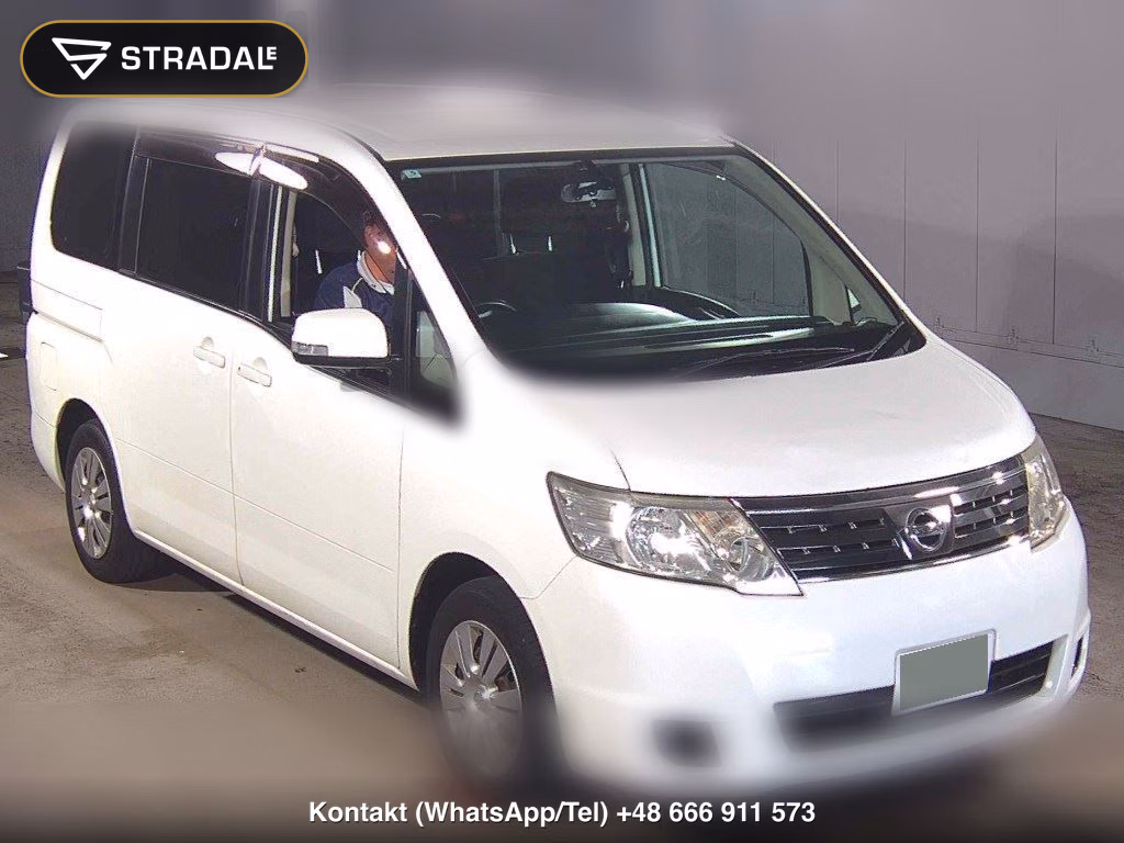 NISSAN SERENA 5D 20S 2008, aukcja z Japonii, zdjęcie 1