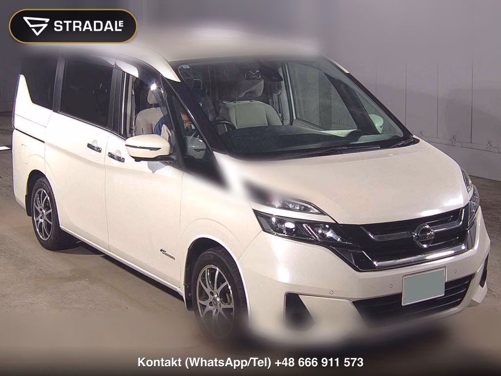 NISSAN SERENA 5D X V SELECTION 2017, aukcja z Japonii, zdjęcie 1