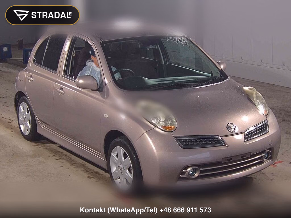NISSAN MARCH 5D 15G 2008, aukcja z Japonii, zdjęcie 1