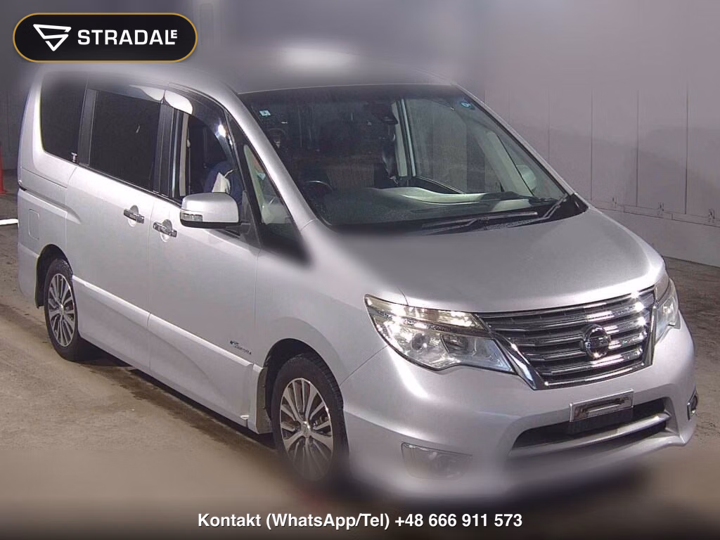 NISSAN SERENA 5D HIGHWAY STAR S-HYBRID 2014, aukcja z Japonii, zdjęcie 1