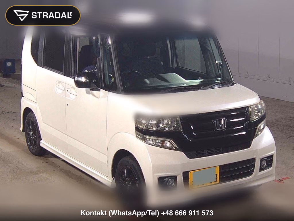 HONDA N-BOX CUSTOM G・L PACKAGE 2015, aukcja z Japonii, zdjęcie 1