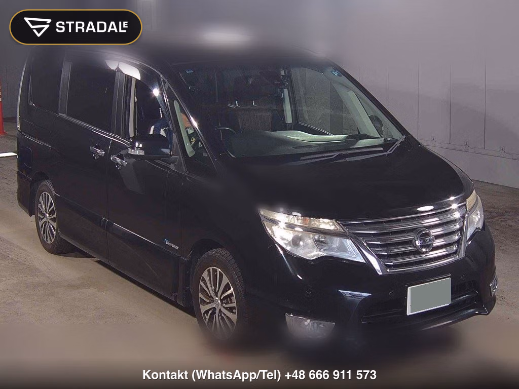 NISSAN SERENA 5D HIGHWAY STAR S-HYBRID ADVANCED SAFETY PA 2014, aukcja z Japonii, zdjęcie 1