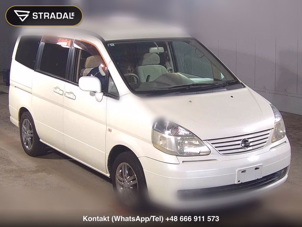 NISSAN SERENA 5D V-G NAVI PACKAGE 2002, aukcja z Japonii, zdjęcie 1
