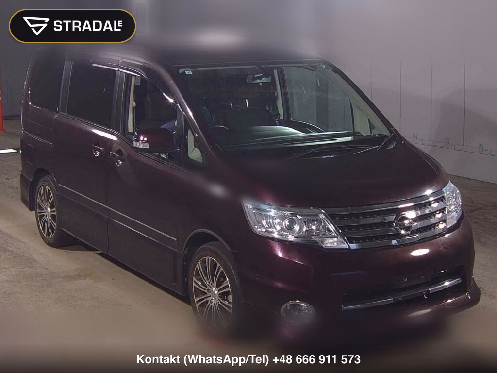 NISSAN SERENA 5D HIGHWAY STAR V AERO SELECTION 2010, aukcja z Japonii, zdjęcie 1