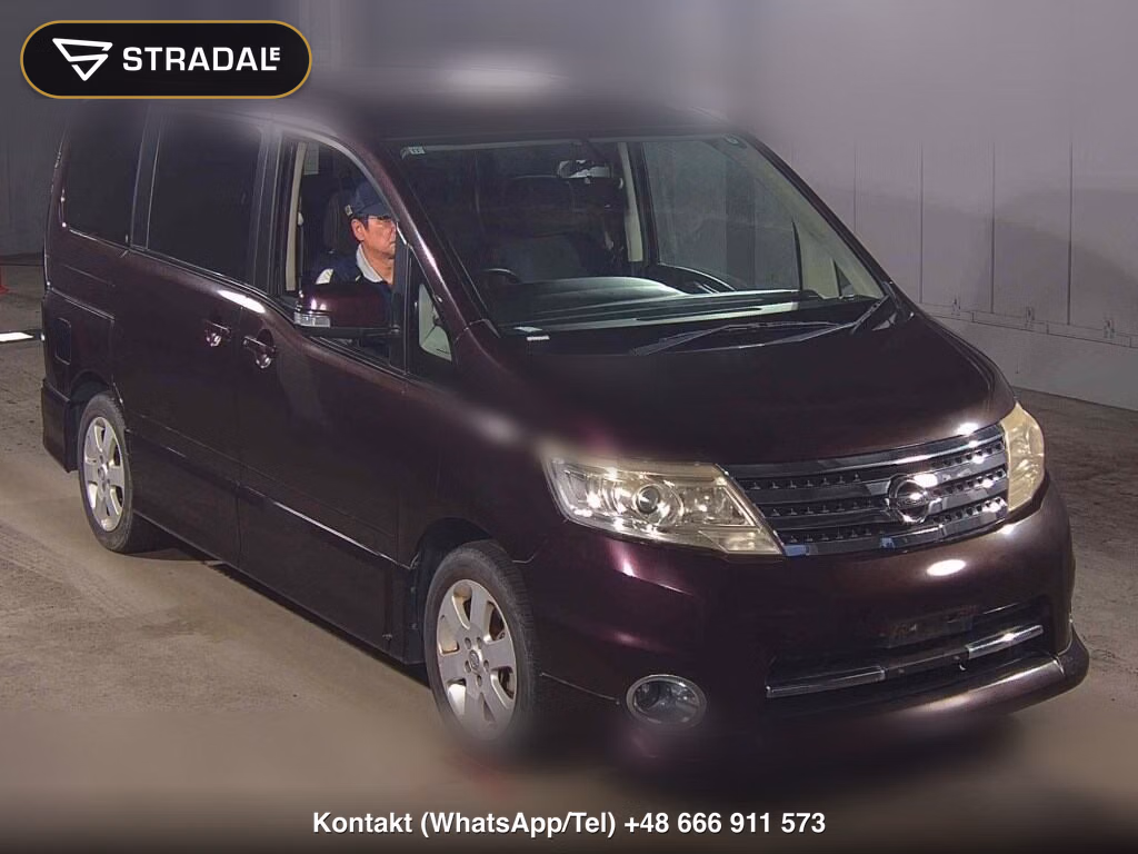 NISSAN SERENA 5D HIGHWAY STAR V AERO SELECTION 2009, aukcja z Japonii, zdjęcie 1