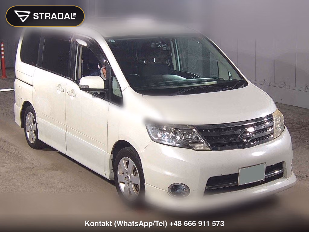 NISSAN SERENA 5D HIGHWAY STAR V AERO SELECTION 2010, aukcja z Japonii, zdjęcie 1