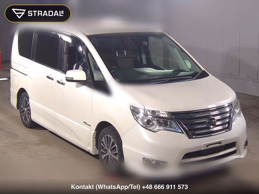 NISSAN SERENA 5D HIGHWAY STAR S-HYBRID 2014, aukcja z Japonii, zdjęcie 1