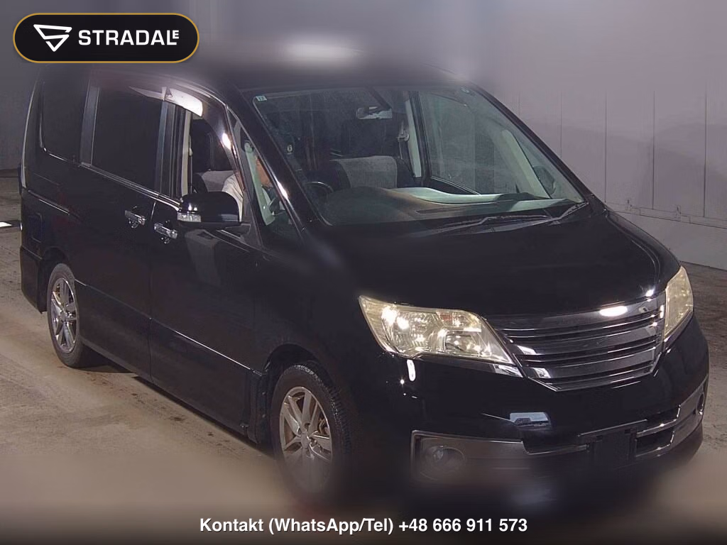NISSAN SERENA 5D RIDER BLACK LINE 2011, aukcja z Japonii, zdjęcie 1