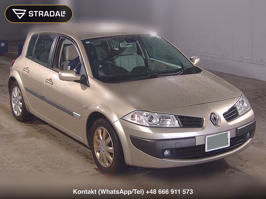 RENAULT MEGANE 5D 1.6 2008, aukcja z Japonii, zdjęcie 1