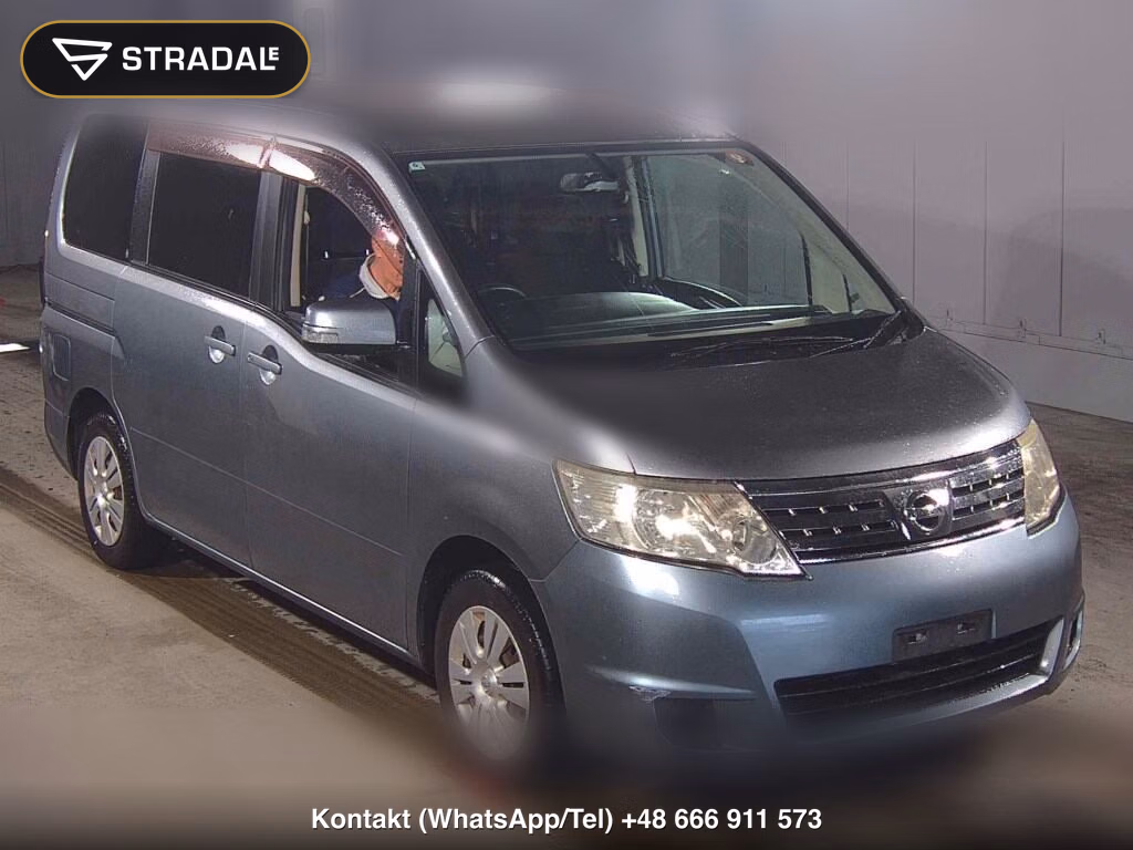 NISSAN SERENA 5D 20S 2008, aukcja z Japonii, zdjęcie 1