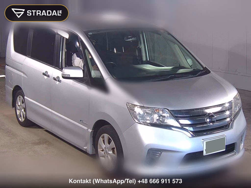 NISSAN SERENA 5D HIGHWAY STAR S-HYBRID 2012, aukcja z Japonii, zdjęcie 1