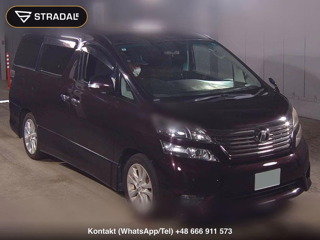 TOYOTA VELLFIRE 2.4Z PLATINUM SELECTION 2010, aukcja z Japonii, zdjęcie 1