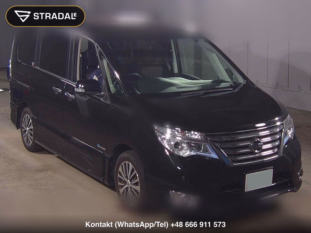 NISSAN SERENA 5D HIGHWAY STAR V SELECTION+SAFETY S-HYBRID 2014, aukcja z Japonii, zdjęcie 1
