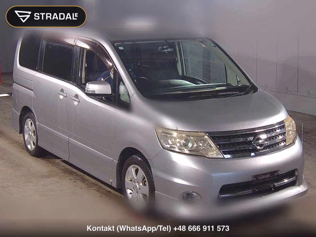 NISSAN SERENA 5D HIGHWAY STAR V AERO SELECTION 2009, aukcja z Japonii, zdjęcie 1
