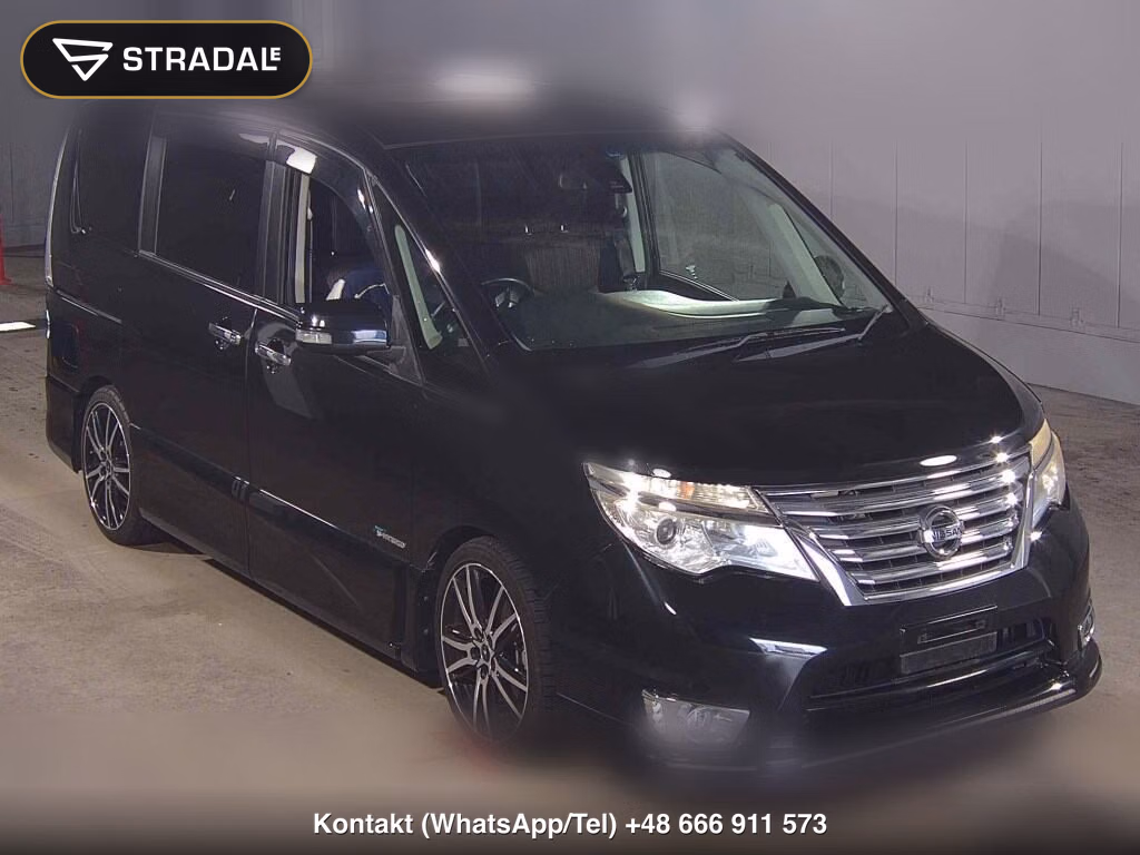 NISSAN SERENA 5D HIGHWAY STAR S-HYBRID 2014, aukcja z Japonii, zdjęcie 1