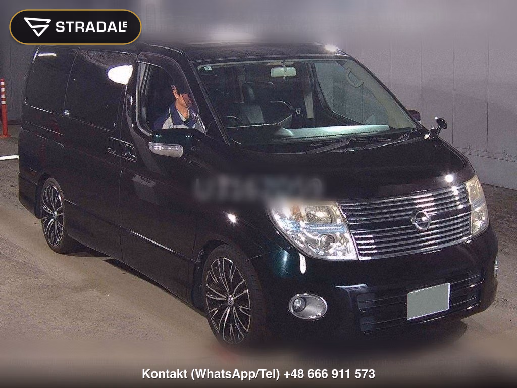 NISSAN ELGRAND 5D 250 HIGHWAY STAR BLACK LEATHER NAVI EDIT, miniaturka 2