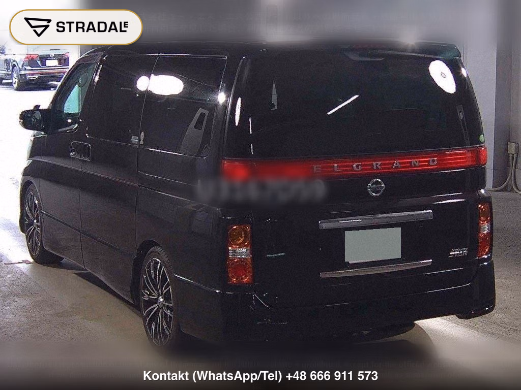NISSAN ELGRAND 5D 250 HIGHWAY STAR BLACK LEATHER NAVI EDIT, miniaturka 3