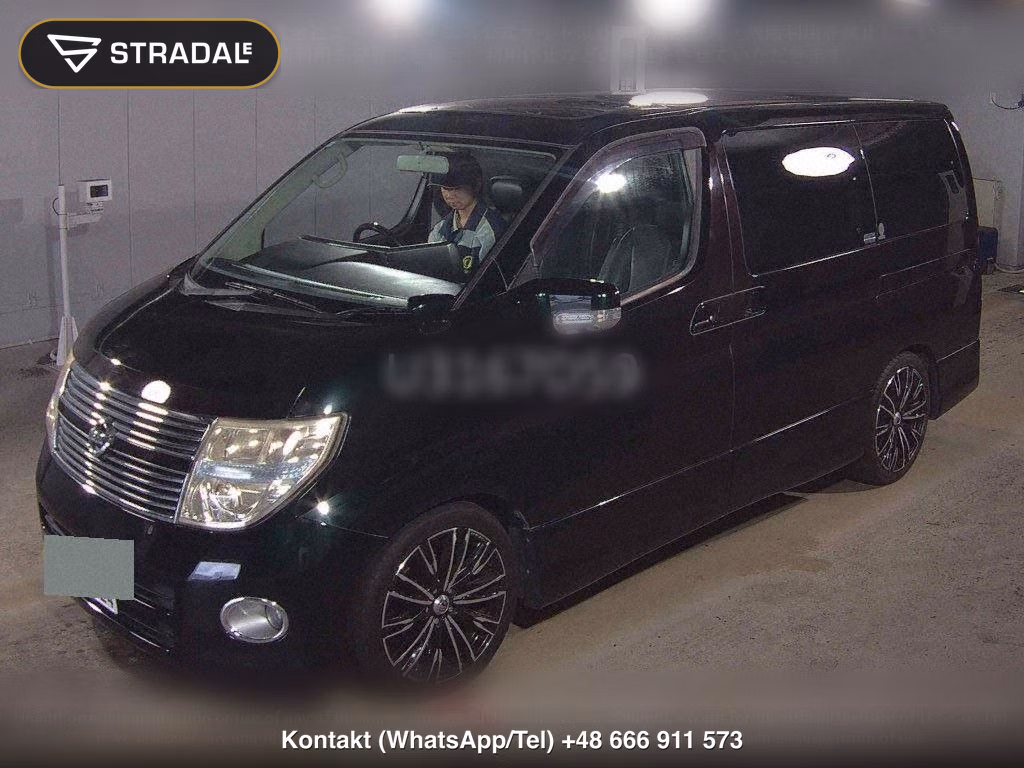 NISSAN ELGRAND 5D 250 HIGHWAY STAR BLACK LEATHER NAVI EDIT, miniaturka 5