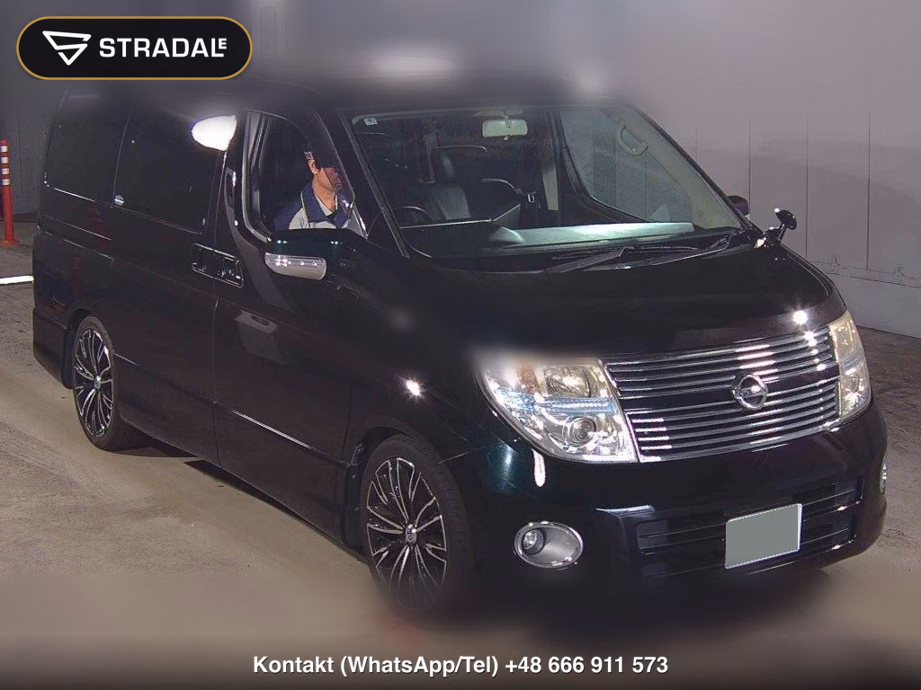 NISSAN ELGRAND 5D 250 HIGHWAY STAR BLACK LEATHER NAVI EDIT 2010, aukcja z Japonii, zdjęcie 1