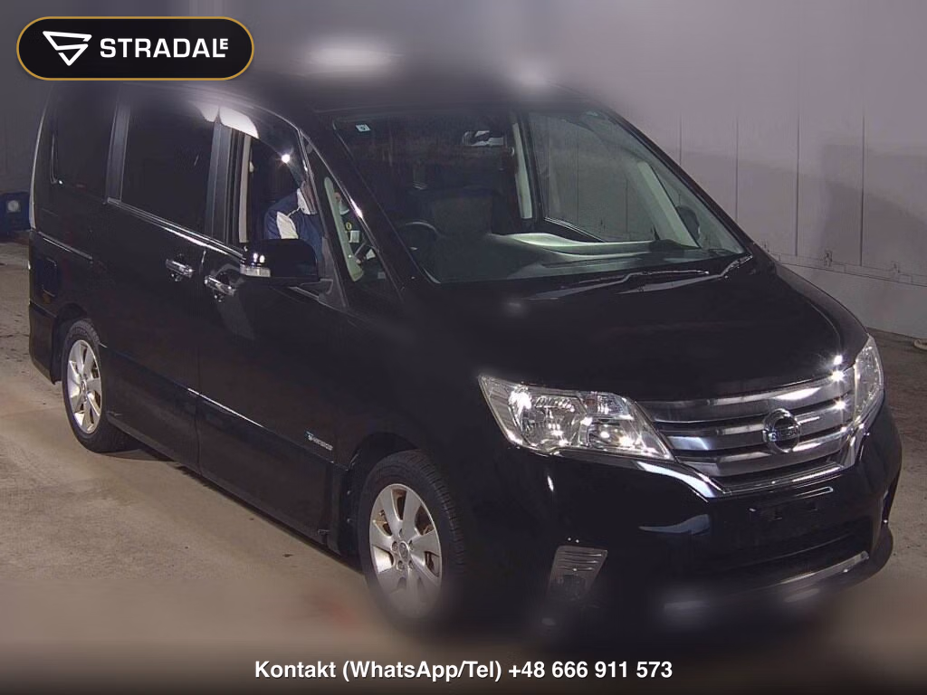 NISSAN SERENA 5D HIGHWAY STAR S-HYBRID V SELECTION 2013, aukcja z Japonii, zdjęcie 1