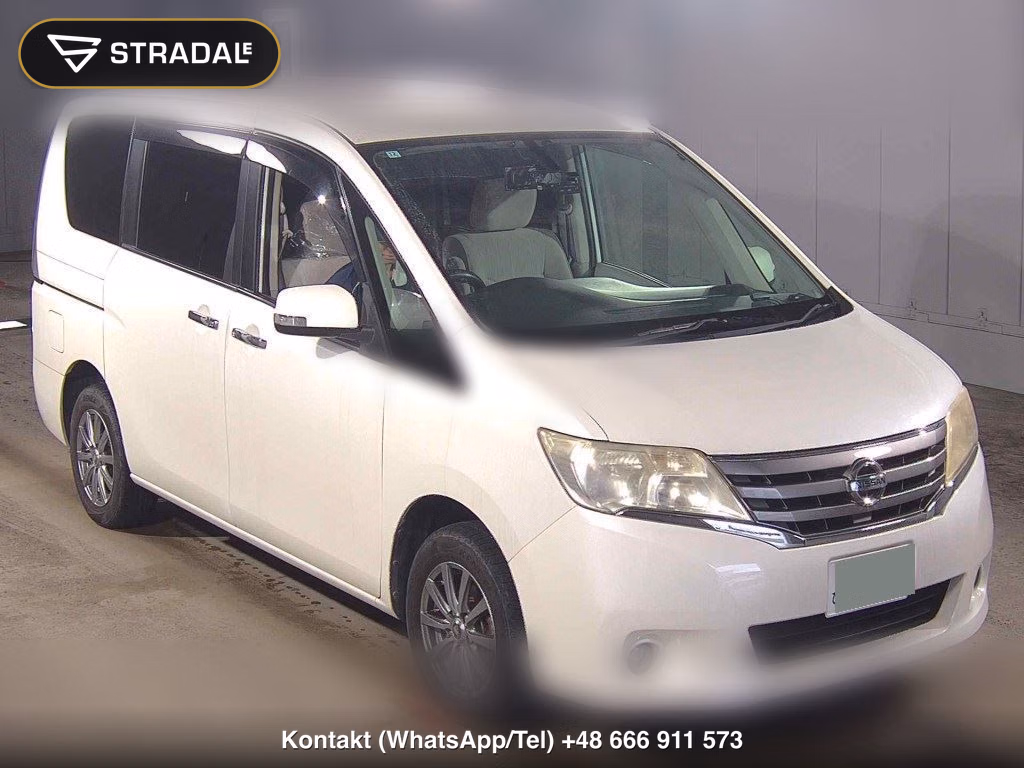 NISSAN SERENA 5D 4WD 20G 2012, aukcja z Japonii, zdjęcie 1