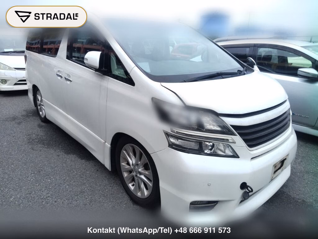 TOYOTA VELLFIRE 2.4Z 2008, aukcja z Japonii, zdjęcie 1