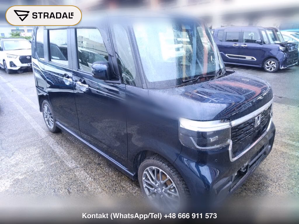 HONDA N-BOX CUSTOM TURBO 2024, aukcja z Japonii, zdjęcie 1