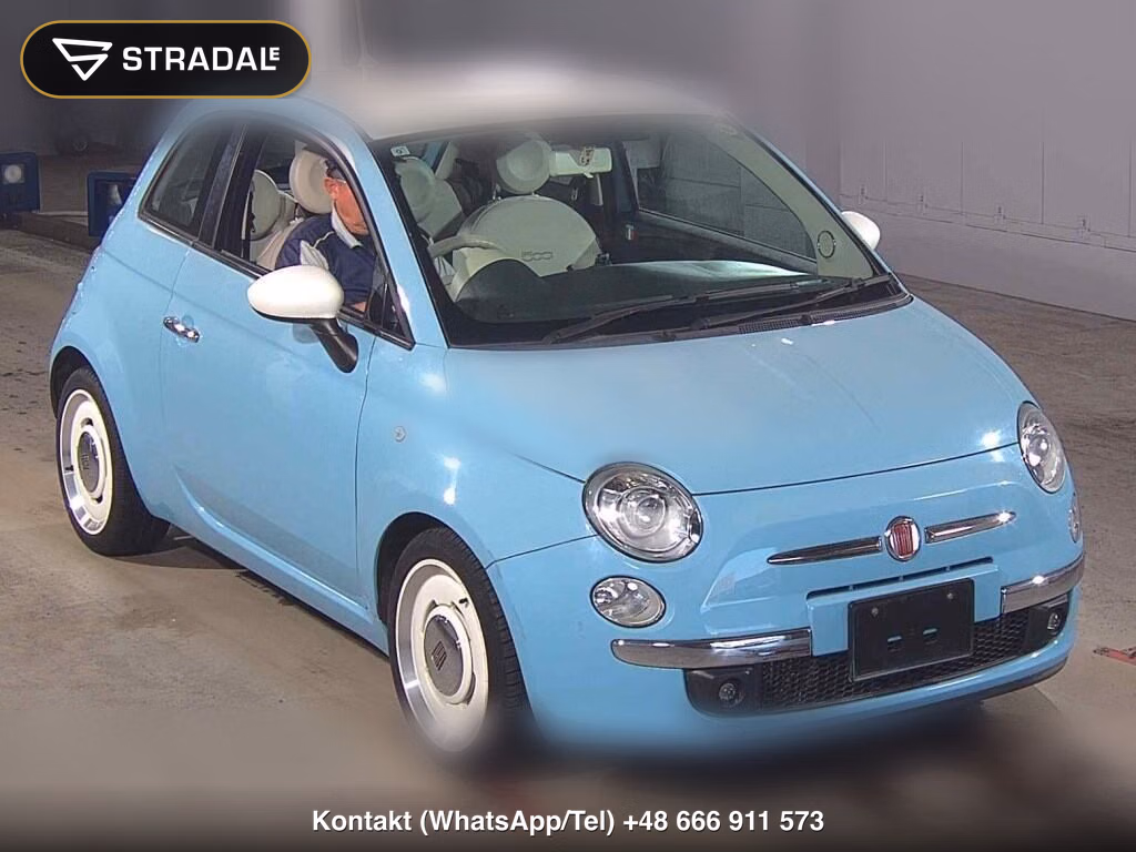 FIAT 500 VINTAGE 2015, aukcja z Japonii, zdjęcie 1