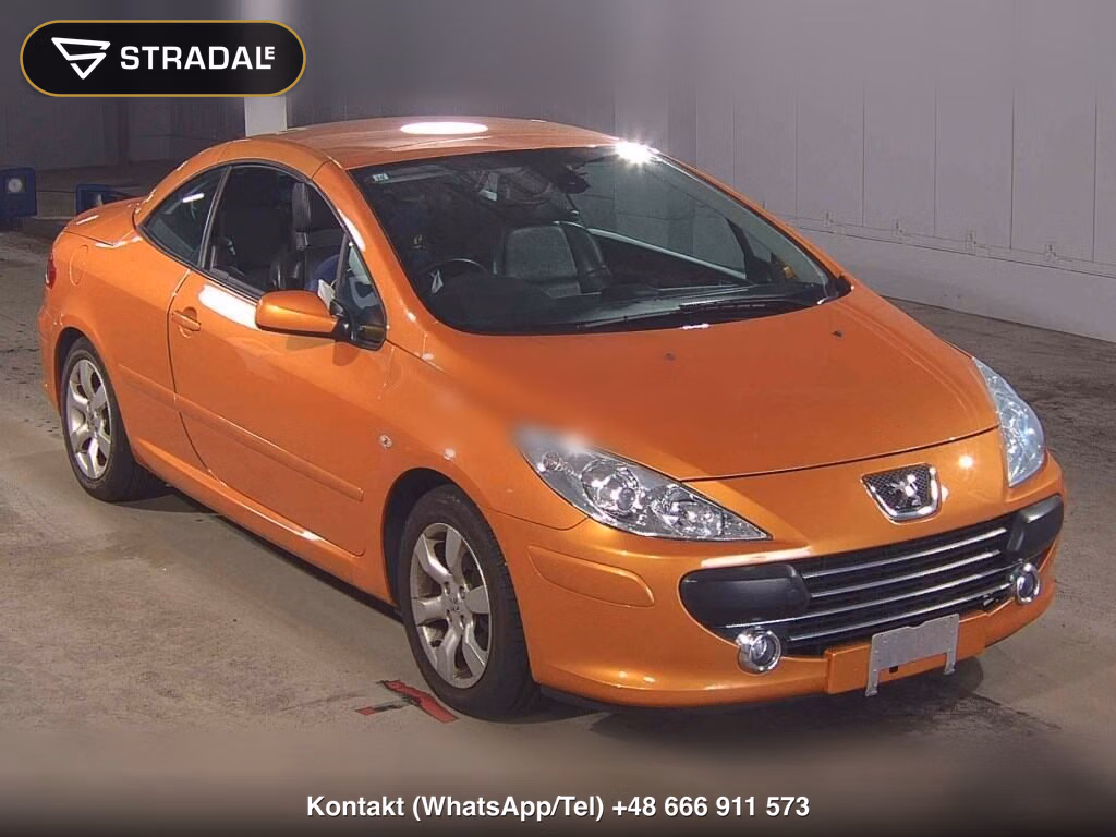 PEUGEOT 307 OP CC 2.0 2007, aukcja z Japonii, zdjęcie 1