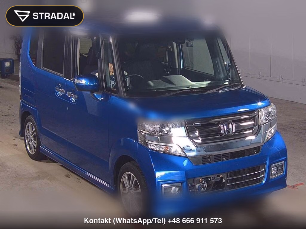 HONDA N-BOX CUSTOM SS PACKAGE 2017, aukcja z Japonii, zdjęcie 1