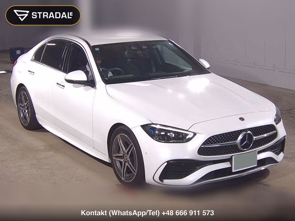 MERCEDES BENZ C-CLASS 4D 4WD C200 4MATIC AVANTGARDE AMG LINE 2022, aukcja z Japonii, zdjęcie 1