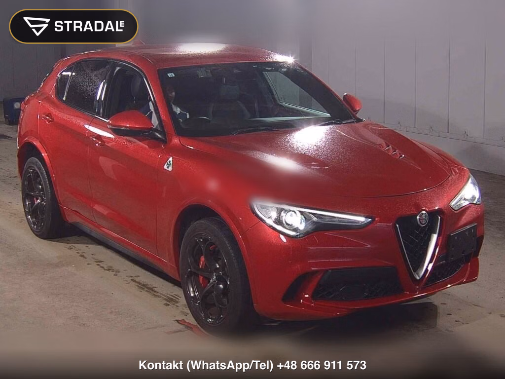 ALFA ROMEO STELVIO 4WD 2.9 V6 BI-TURBO QUADRIFOGLIO 2019, aukcja z Japonii, zdjęcie 1