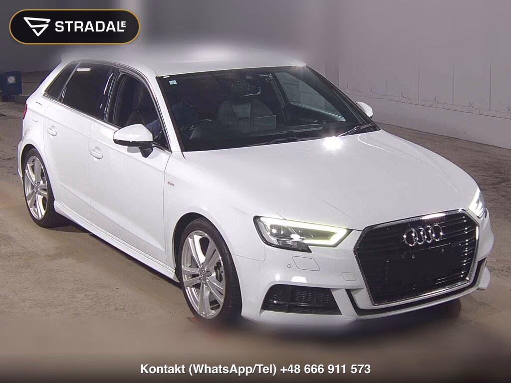 AUDI A3 5D SPORTBACK 30 TFSI SPORT S LINE PACKAGE 2019, aukcja z Japonii, zdjęcie 1