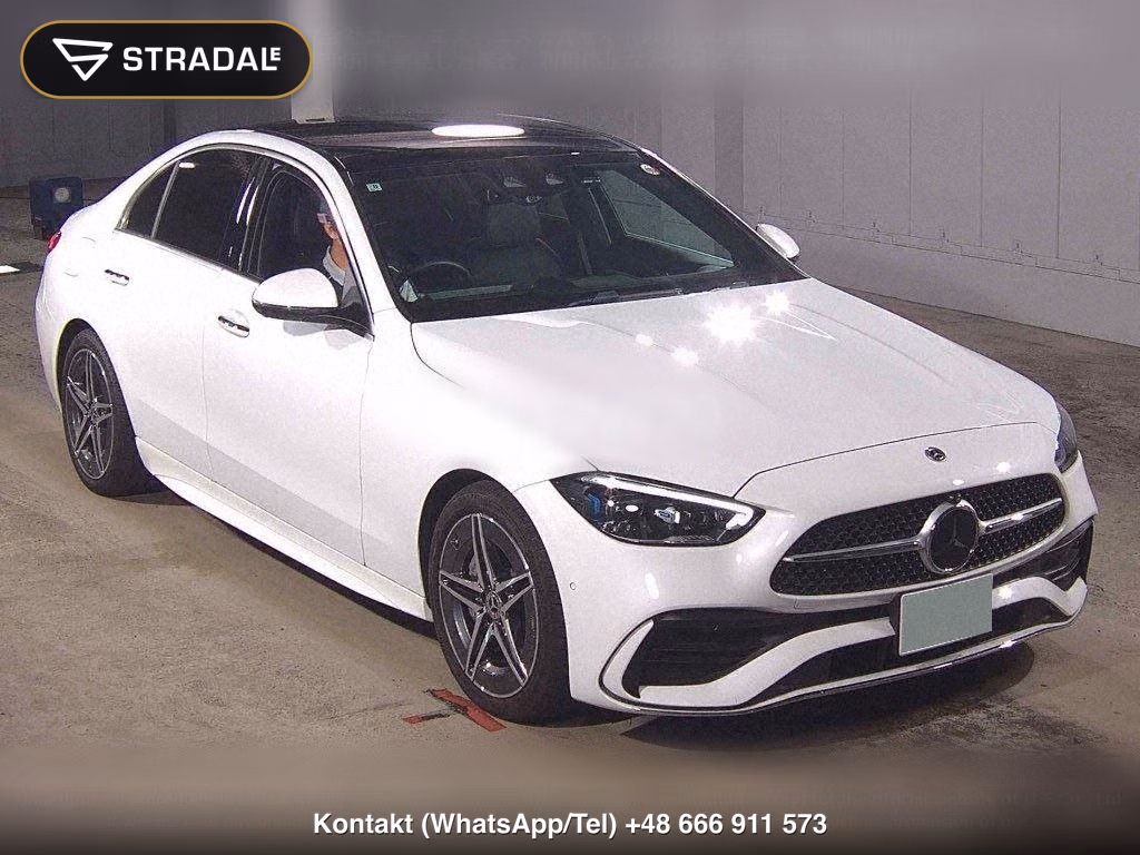 MERCEDES BENZ C-CLASS 4D 4WD C200 4MATIC AVANTGARDE AMG LINE, miniaturka 2