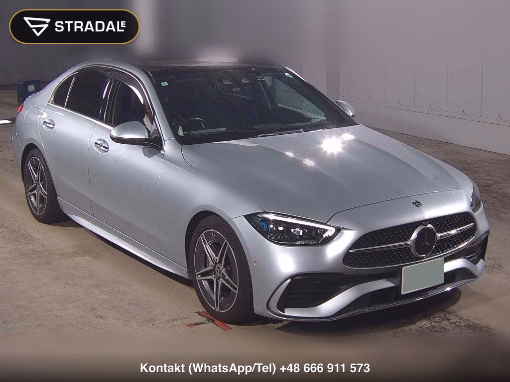 MERCEDES BENZ C-CLASS 4D C220D AVANTGARDE AMG LINE 2022, aukcja z Japonii, zdjęcie 1