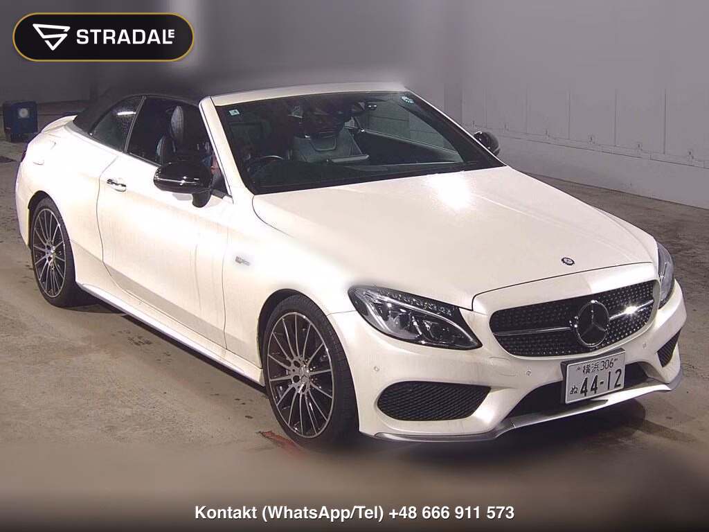 MERCEDES AMG C-CLASS OP 4WD C43 4MATIC CABRIOLET 2017, aukcja z Japonii, zdjęcie 1