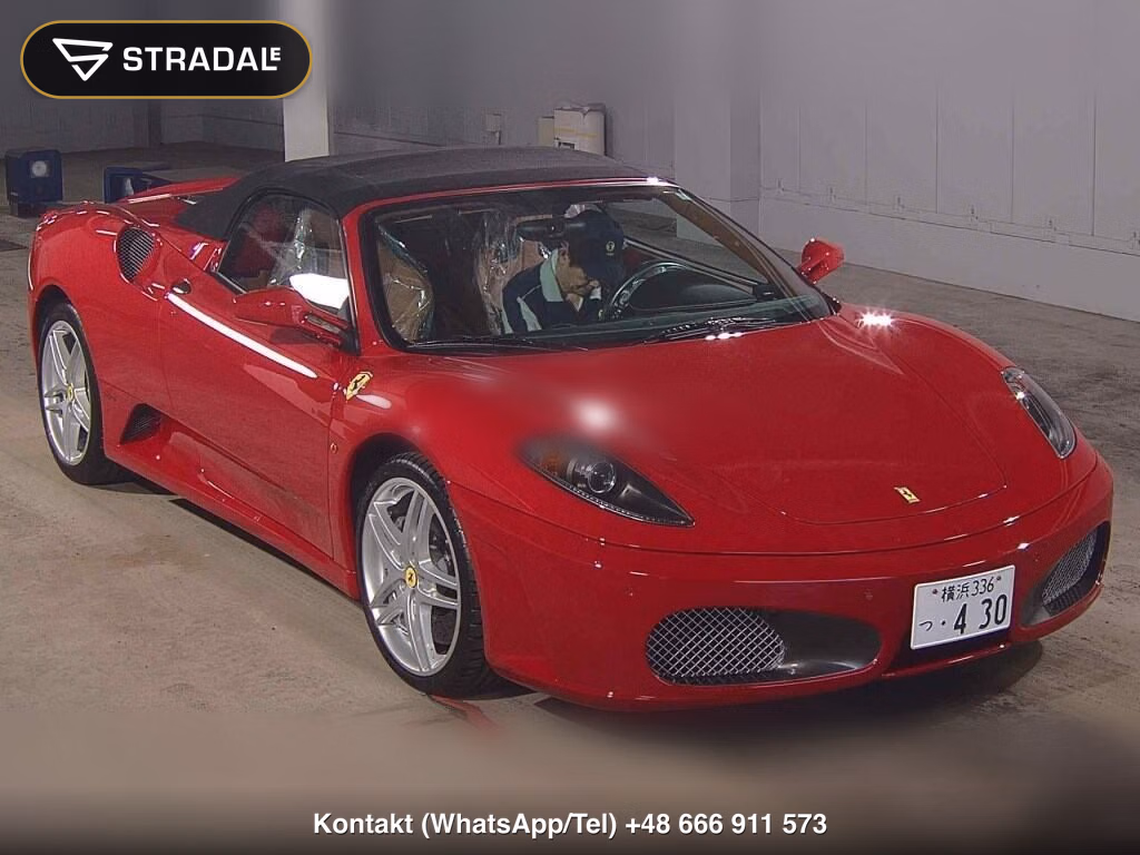 FERRARI F430 SPIDER F1 2008, aukcja z Japonii, zdjęcie 1