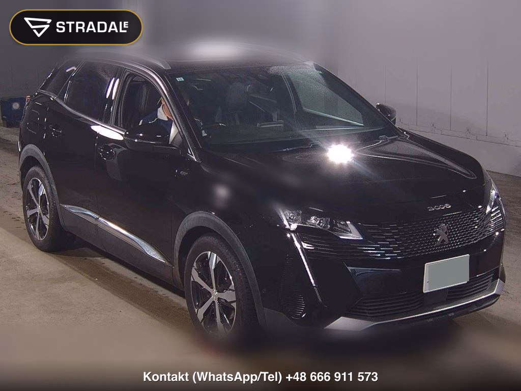 PEUGEOT 3008 GT BLUE HDI 2021, aukcja z Japonii, zdjęcie 1