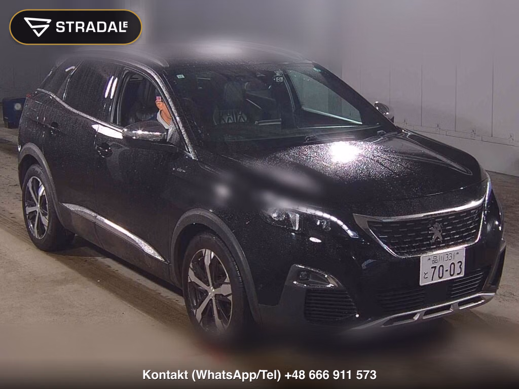 PEUGEOT 3008 GT BLUE HDI 2019, aukcja z Japonii, zdjęcie 1
