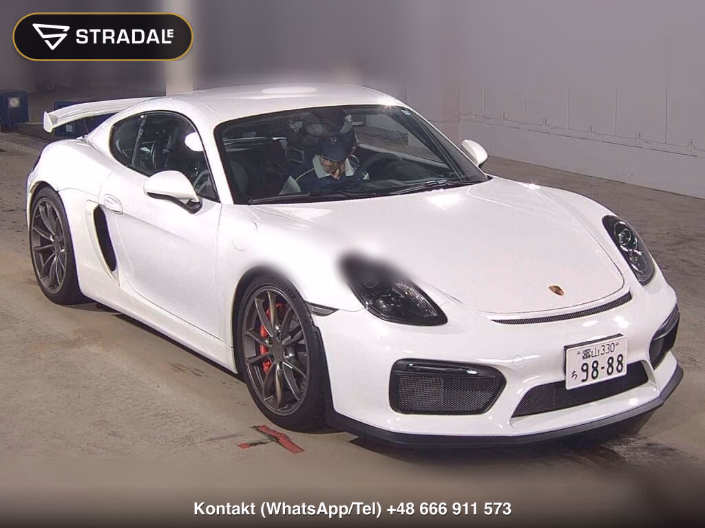 PORSCHE CAYMAN GT4 SPORT CHRONO PACKAGE 2016, aukcja z Japonii, zdjęcie 1