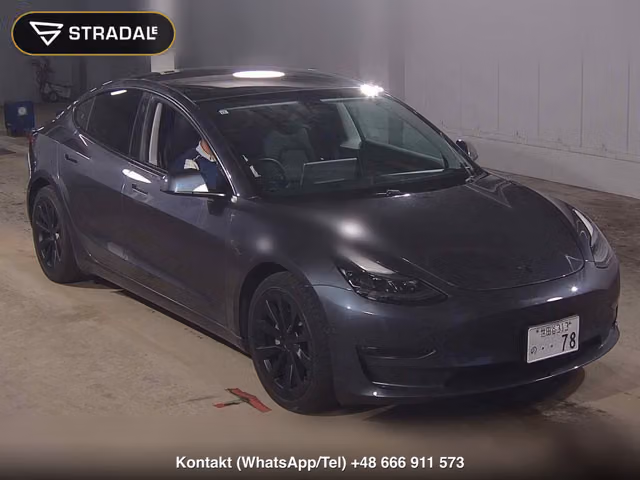 TESLA MODEL 3 4WD LONG RANGE 2021, samochód z aukcji Japonii