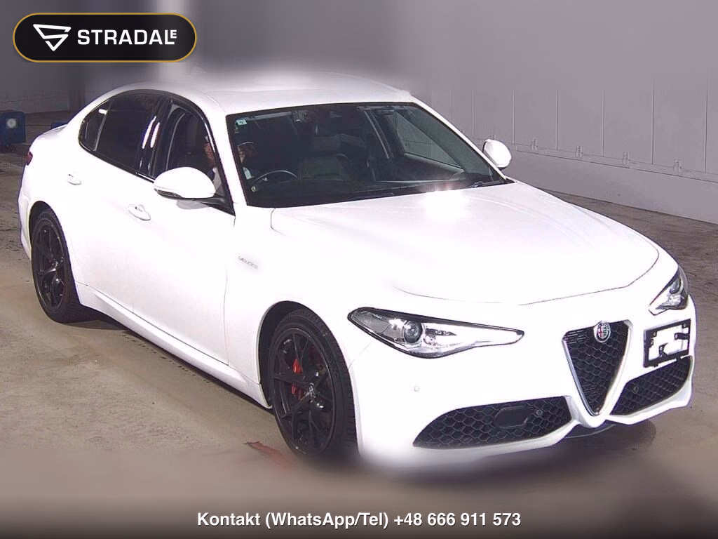 ALFA ROMEO GIULIA 4D 2.0 TURBO VELOCE 2021, aukcja z Japonii, zdjęcie 1